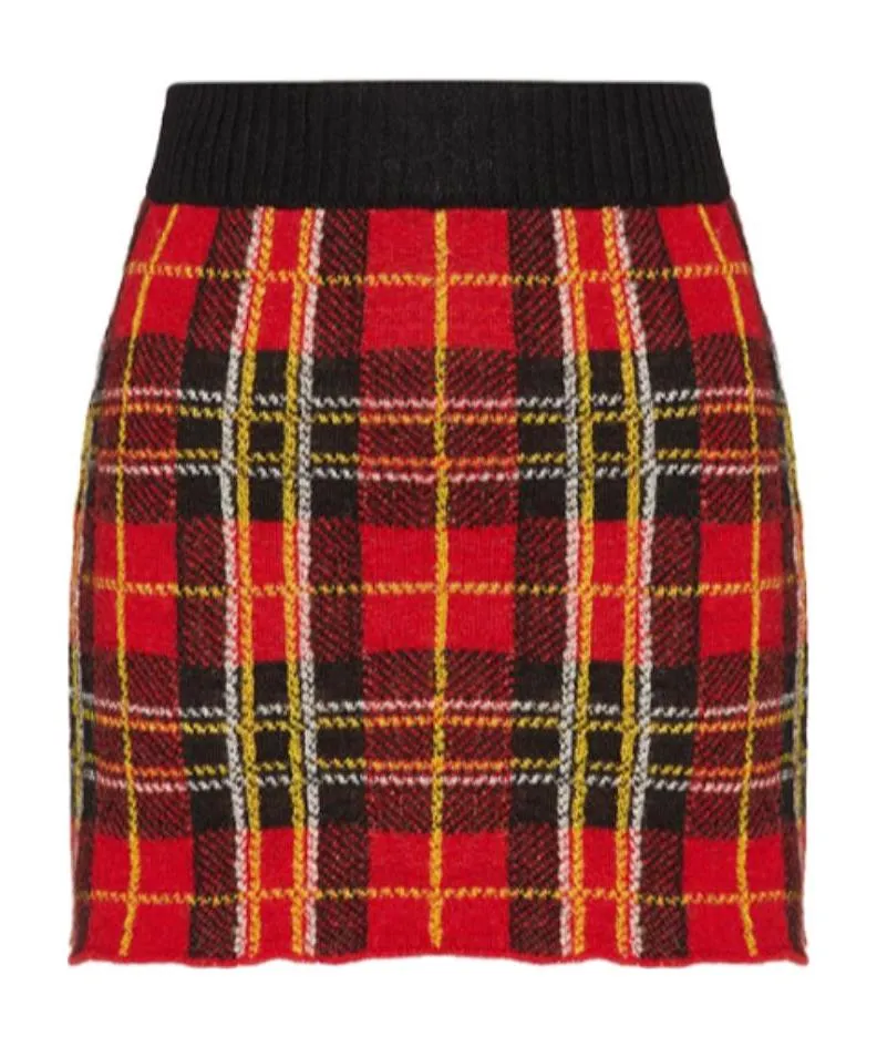 Plaid Mini Skirt