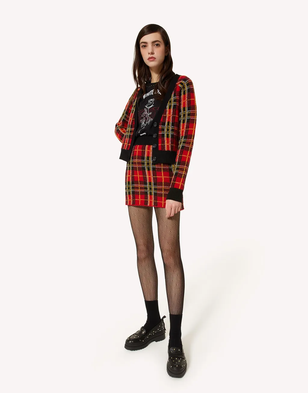 Plaid Mini Skirt