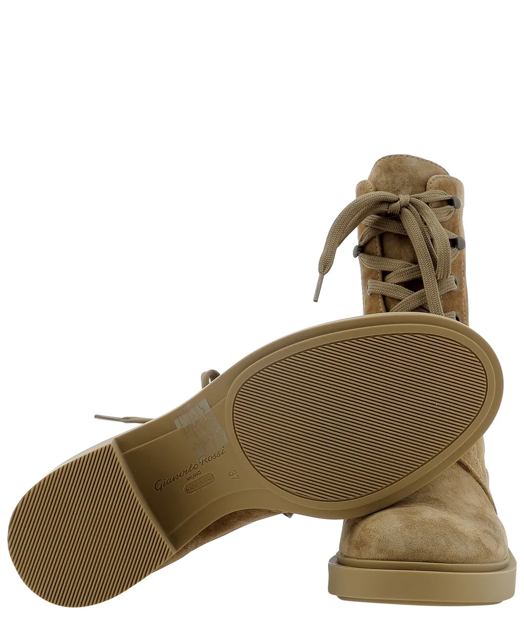 Suede Leather And Ankle Boots