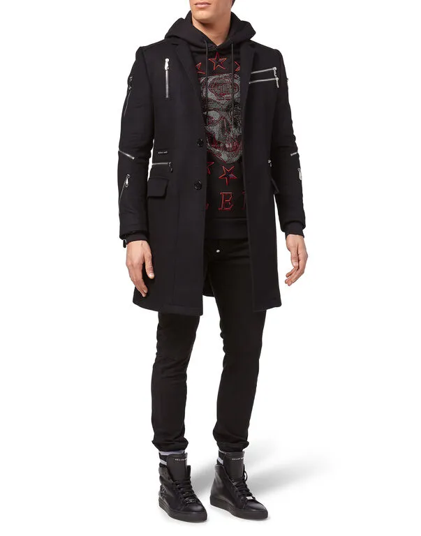 Hooded Long-Sleeved Hoodie