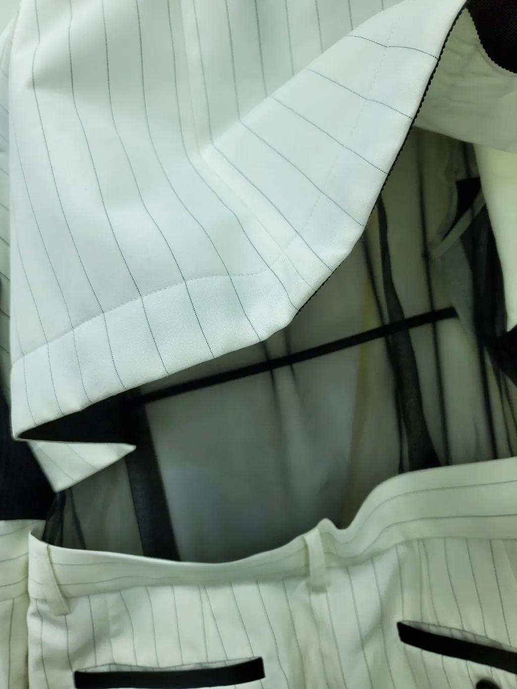 Hybrid Contrast Panel Coat