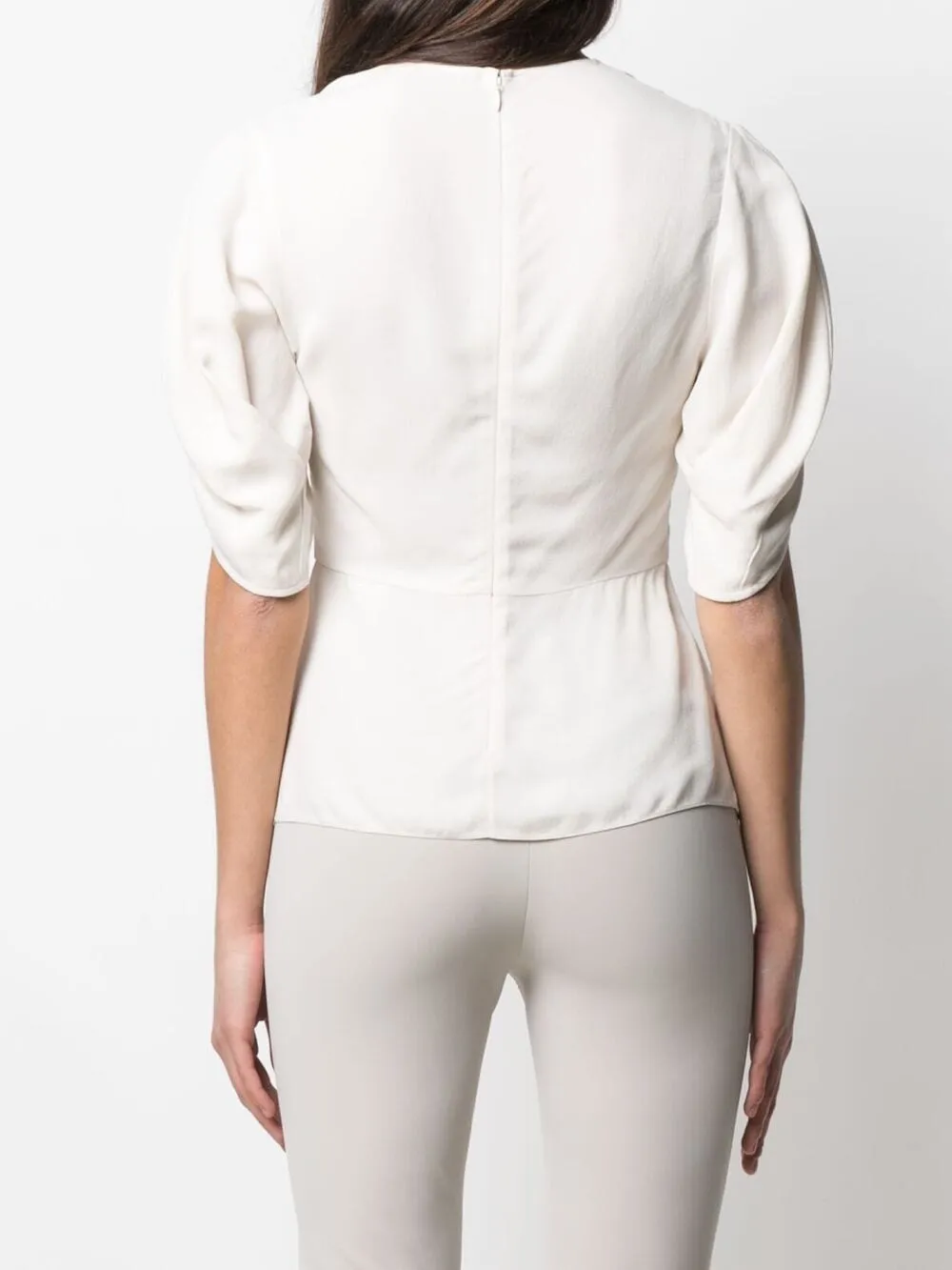 Melody V-Neck Peplum Blouse