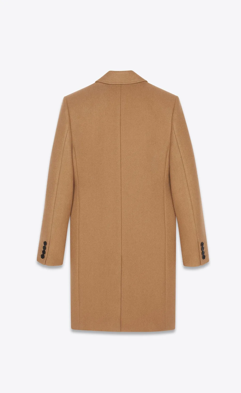 Single-Breasted Cashmere Coat