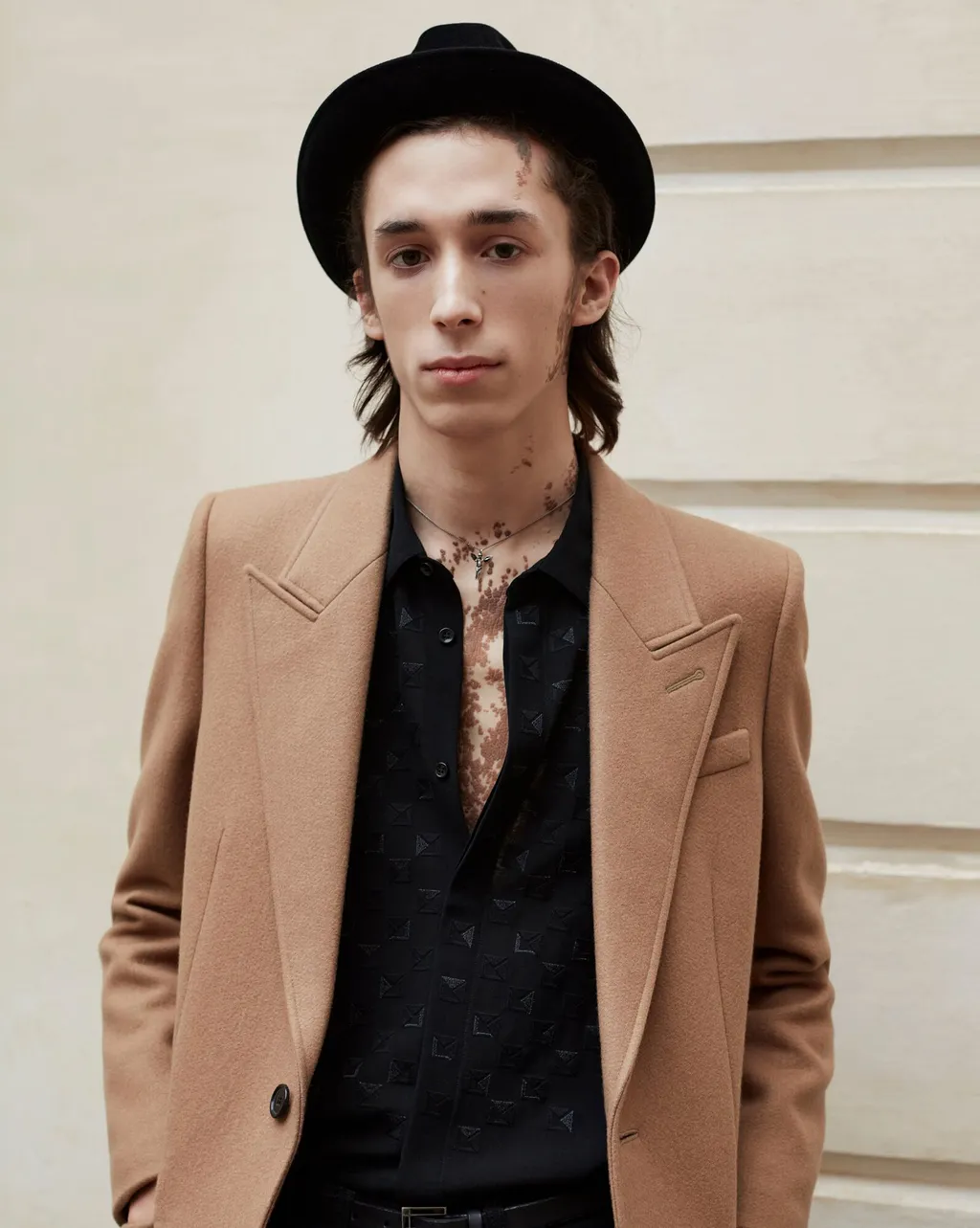 Single-Breasted Cashmere Coat