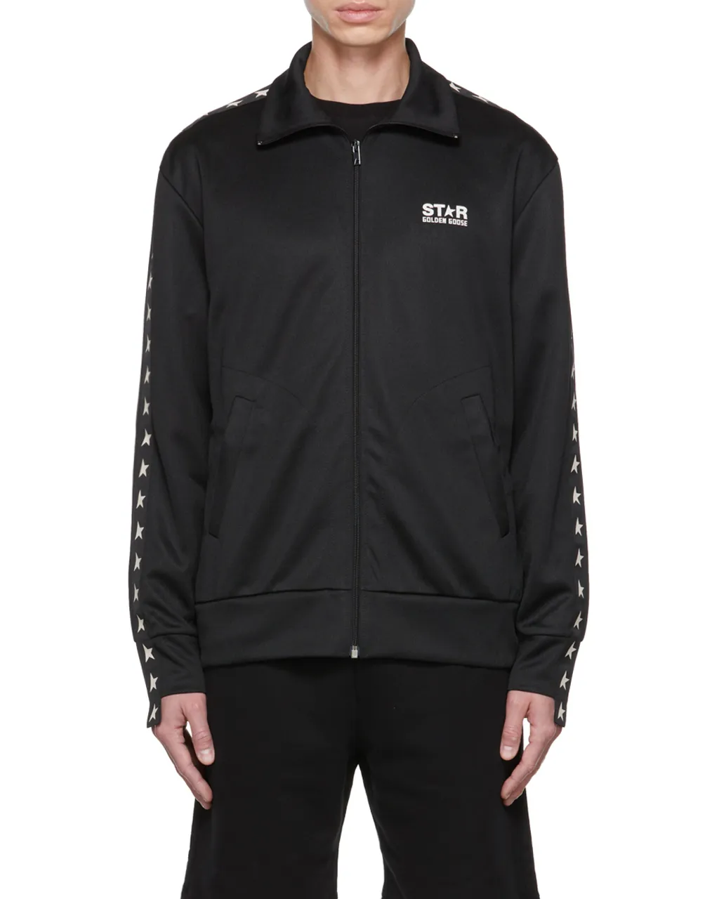 Golden Goose Deluxe Brand Star Tape Zipped Jacket