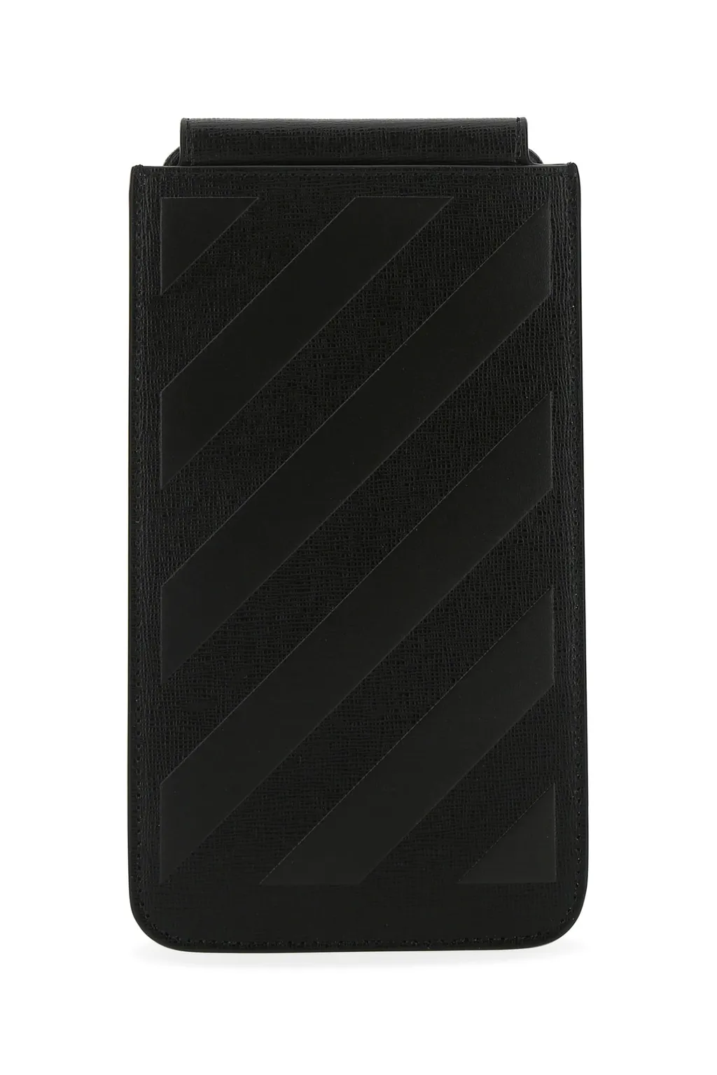 Off-White Diagonal Stripe Lanyard Phone Holder