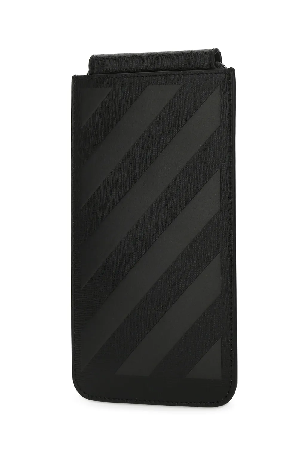 Off-White Diagonal Stripe Lanyard Phone Holder