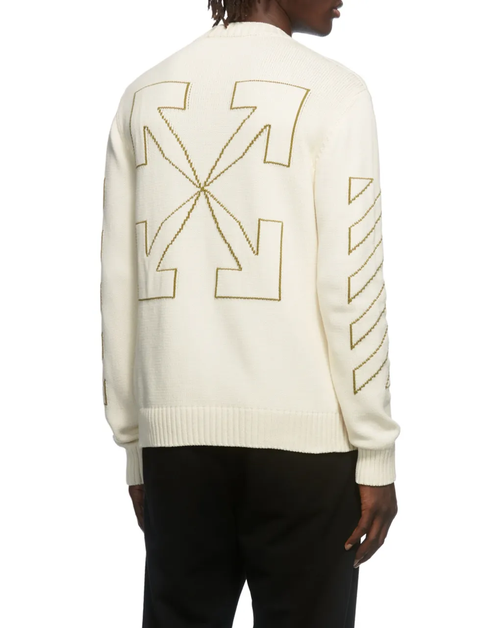 Arrows Long-Sleeve Knitted Jumper