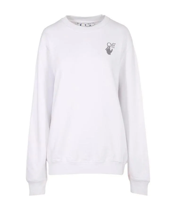 Off-White Chine Arrows Print Sweatshirt