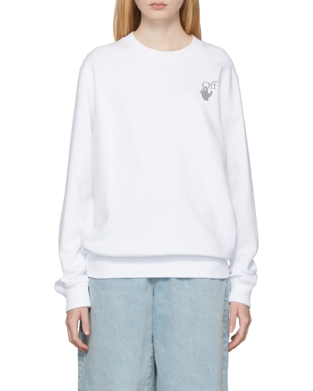 Off-White Chine Arrows Print Sweatshirt