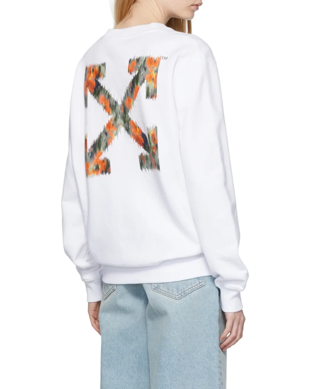 Off-White Chine Arrows Print Sweatshirt