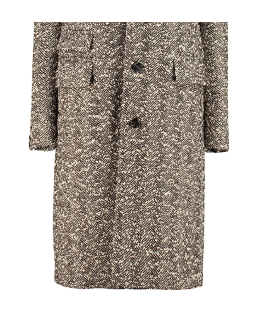 Bottega Veneta Single Breasted Buttoned Coat