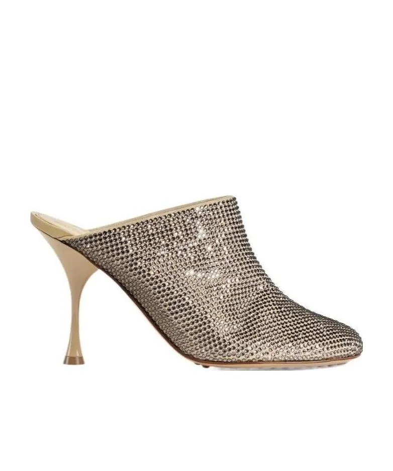 Bottega Veneta Dot Sock Embellished Mules