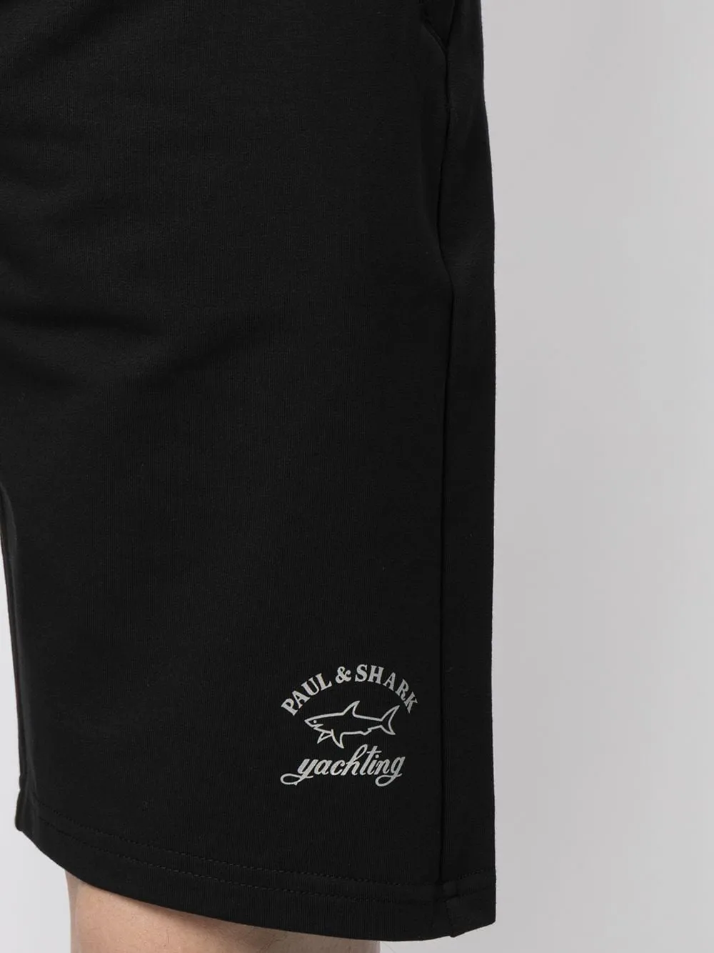 Logo Print Track Shorts
