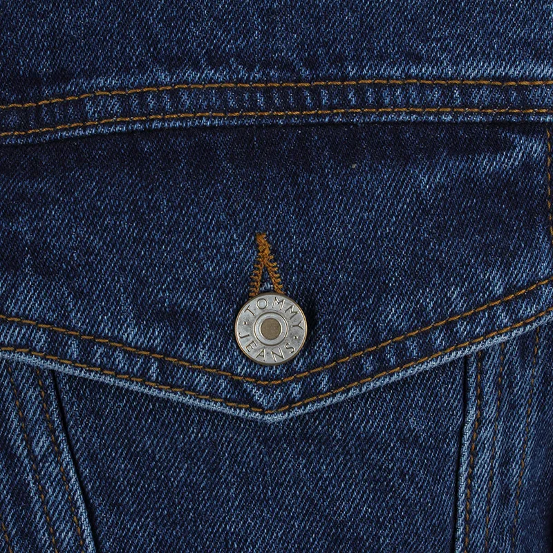 Washing Effect Denim Jacket