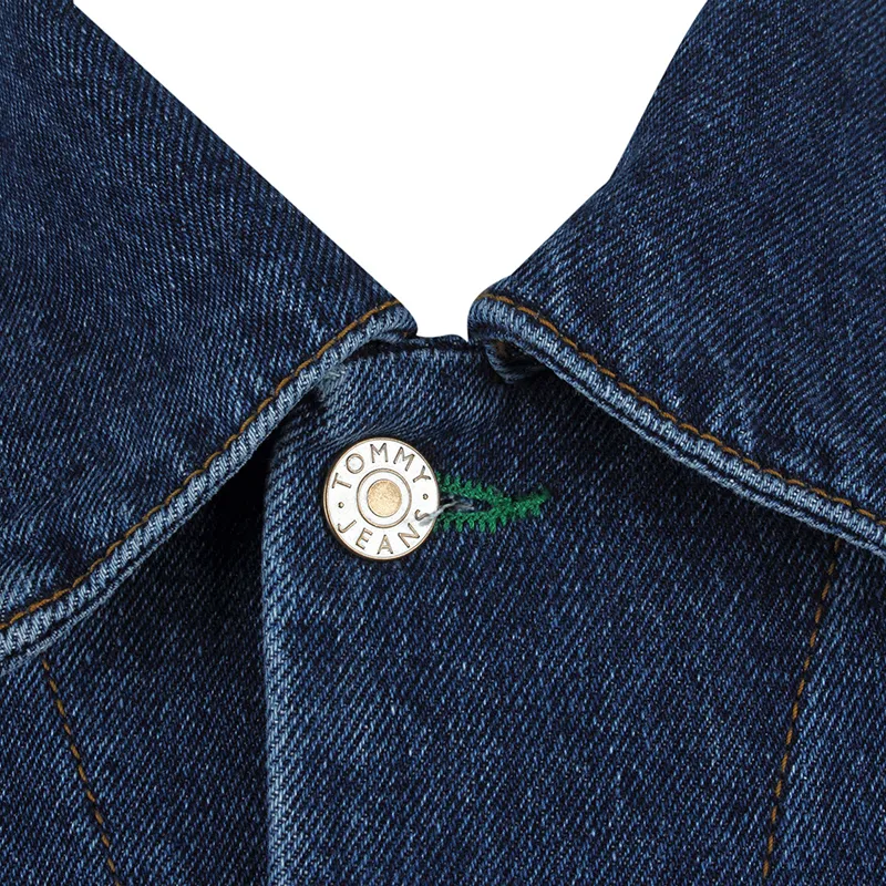 Washing Effect Denim Jacket