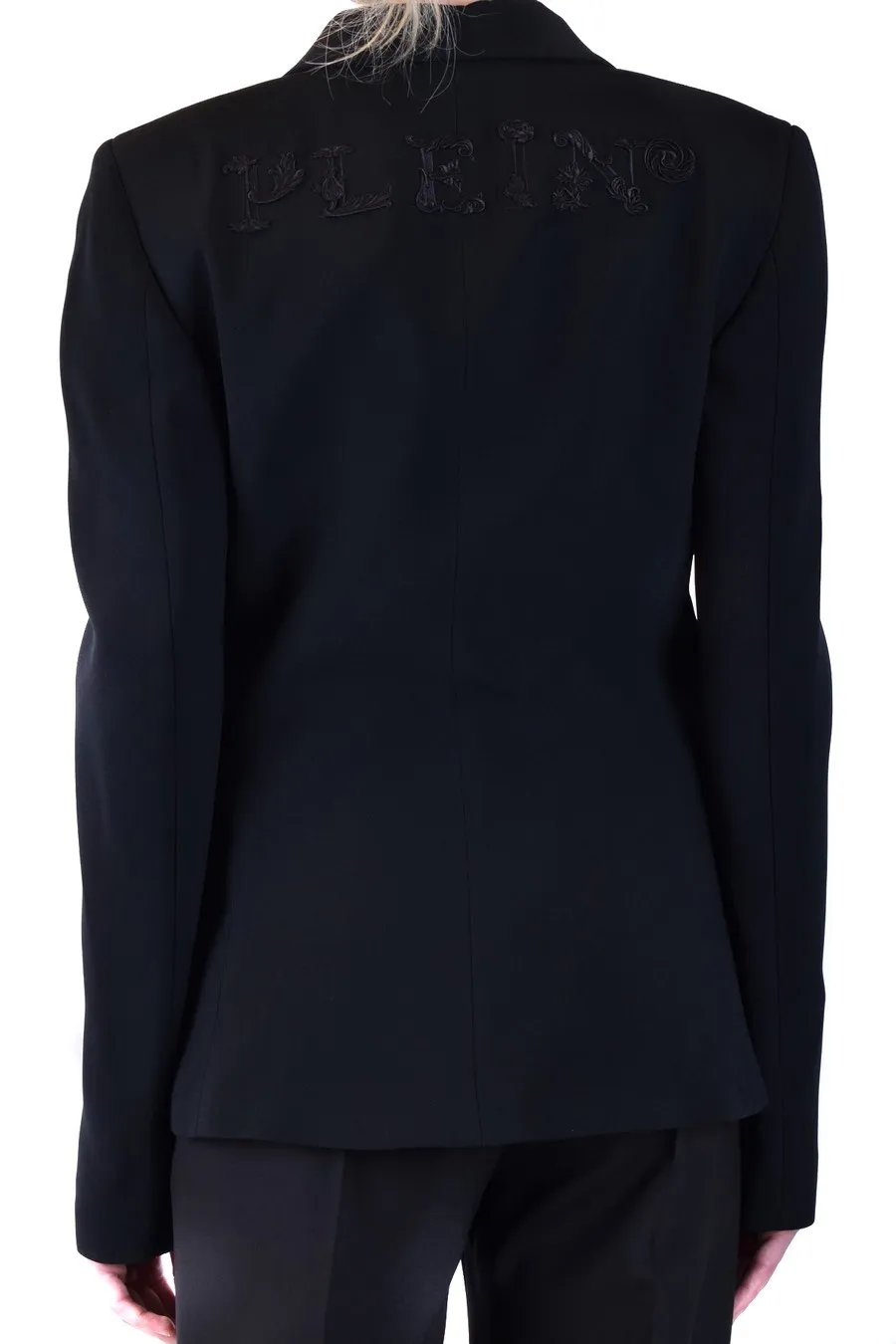Notched-Lapels Single-Breasted Blazer