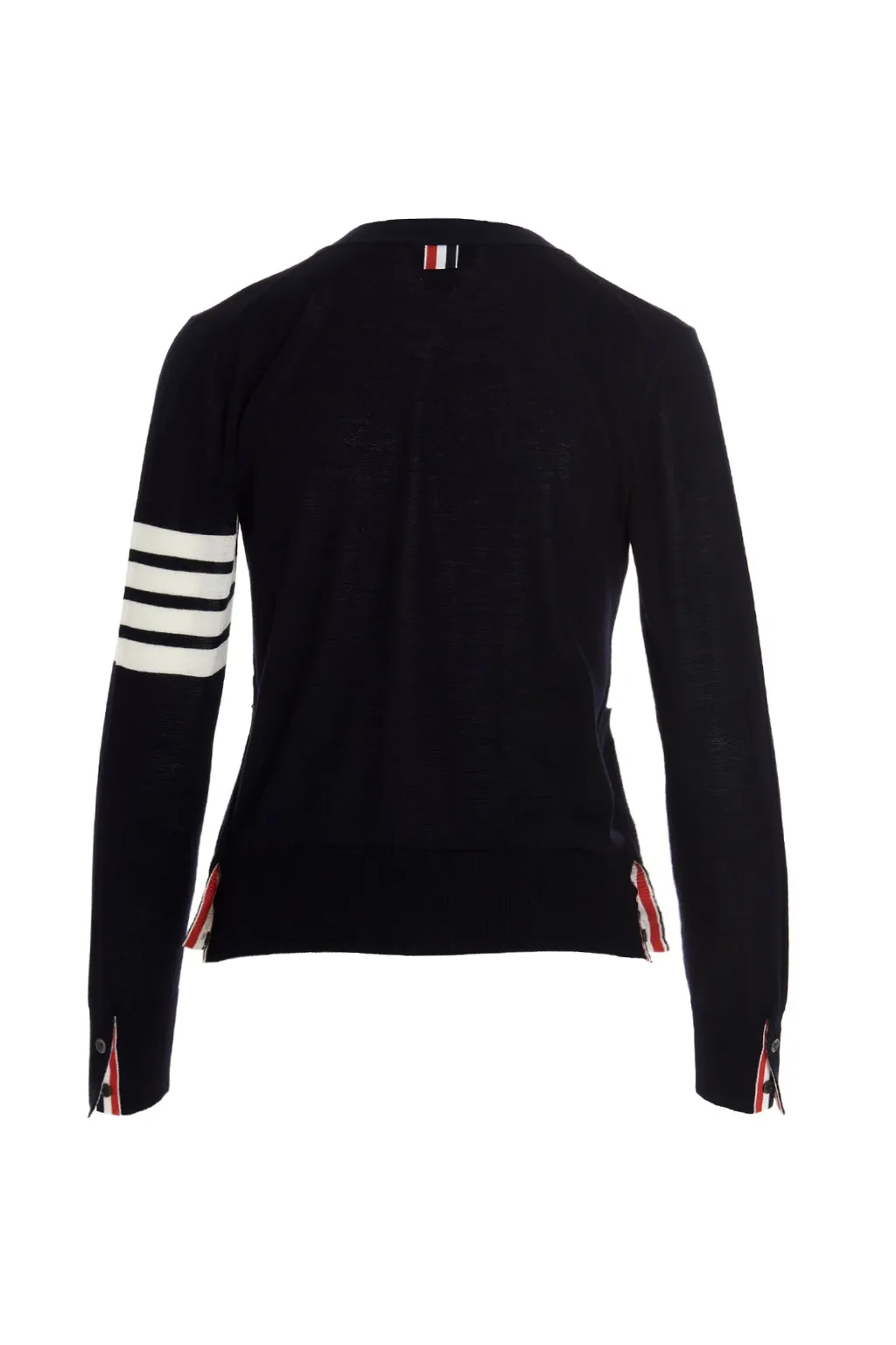 Thom Browne 4 Bar V-Neck Cardigan