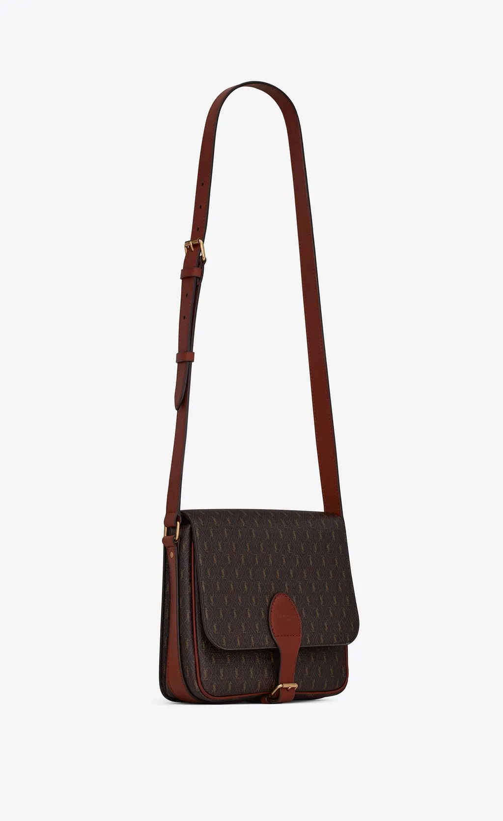 Monogram-Print Messenger Bag