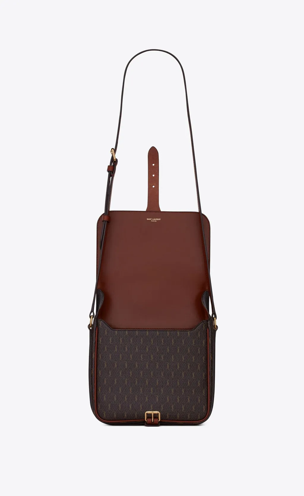 Monogram-Print Messenger Bag