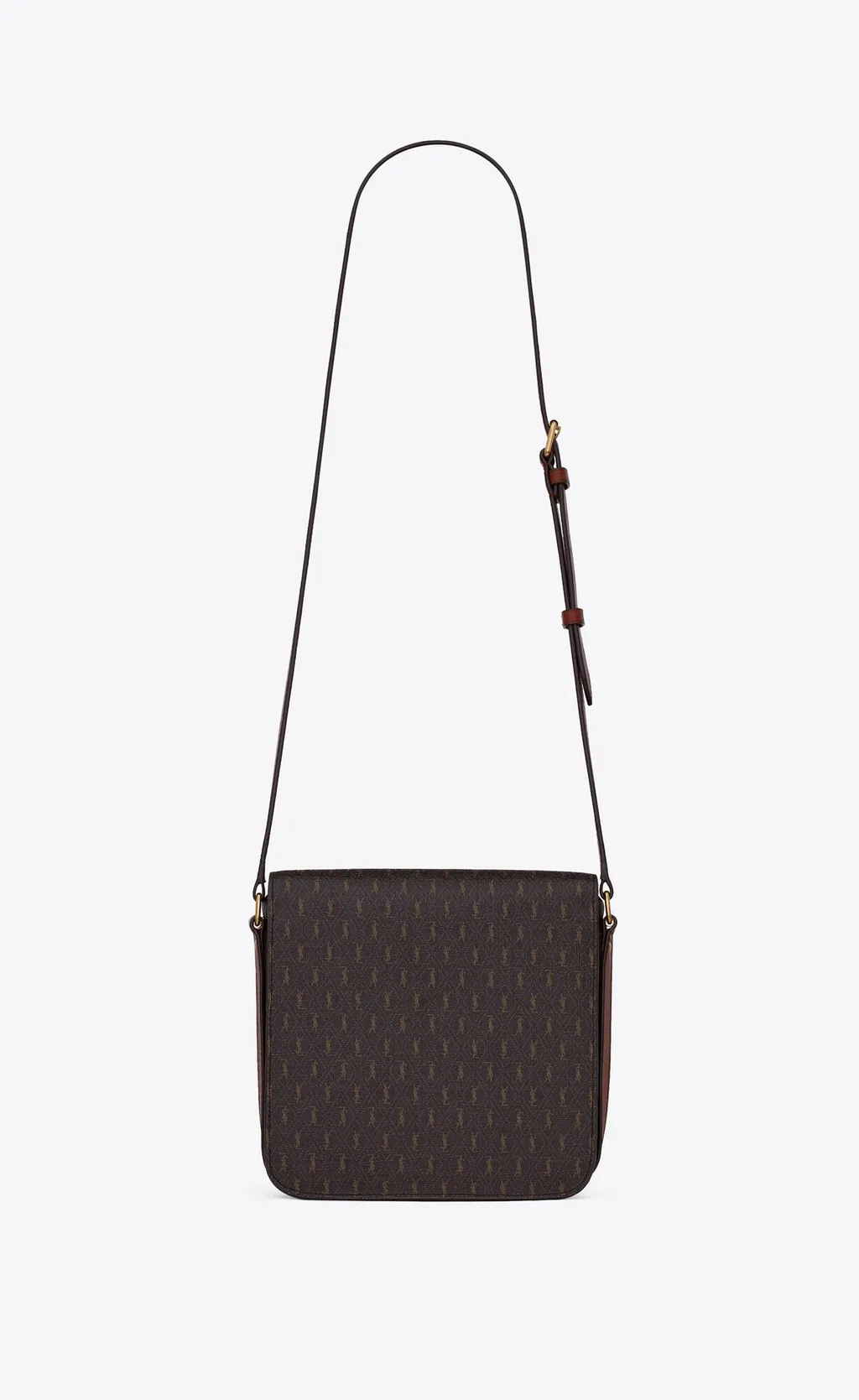 Monogram-Print Messenger Bag
