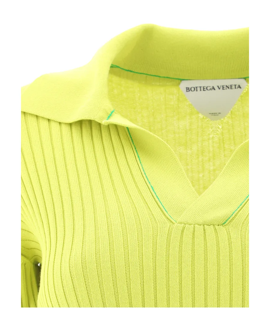 Ribbed-Knit Short-Sleeve Top