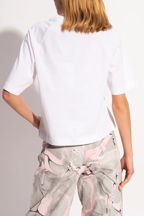 Stella Mccartney Logo Print Crewneck T-Shirt