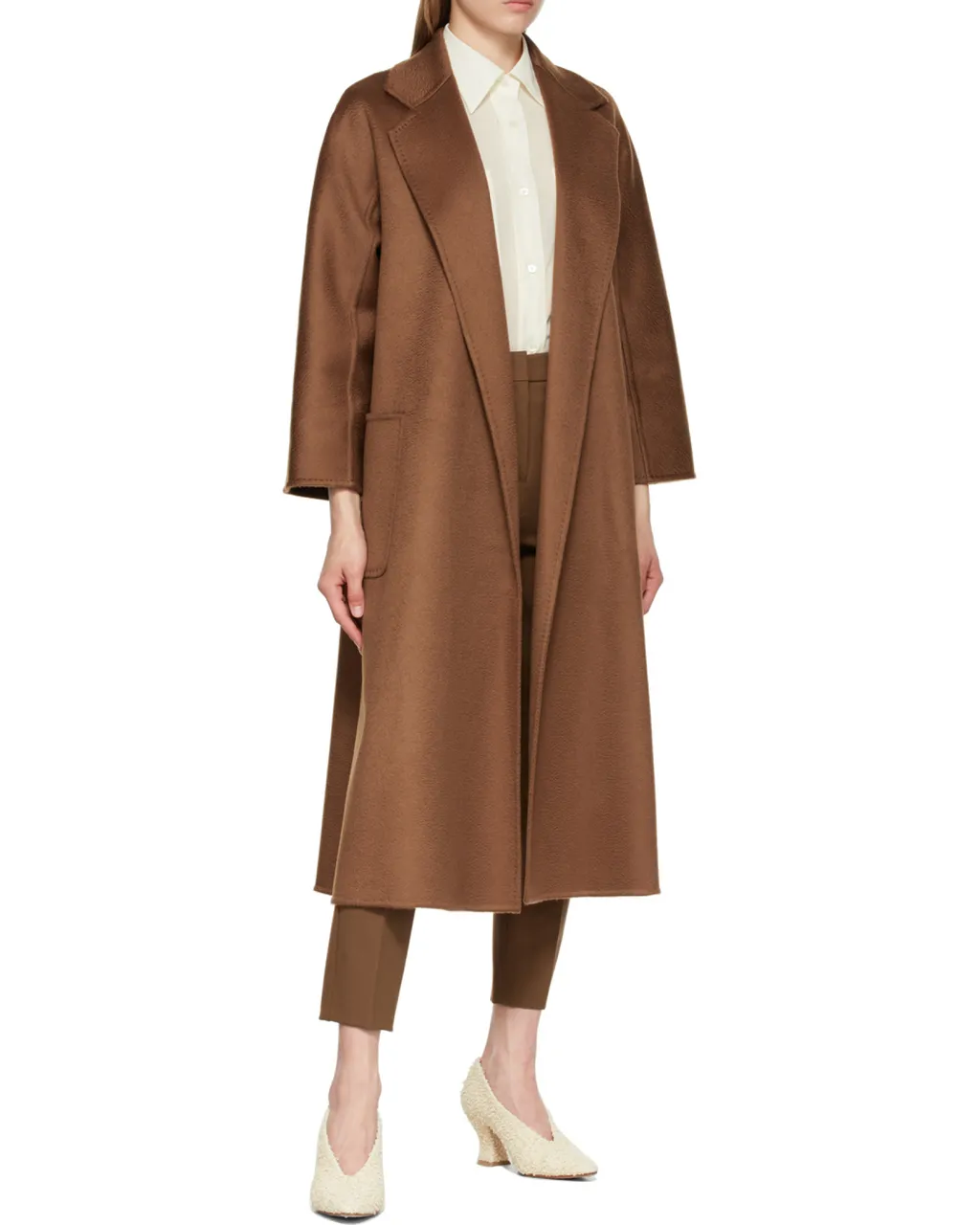 Max Mara Ludmilla Belted Long-Sleeved Coat