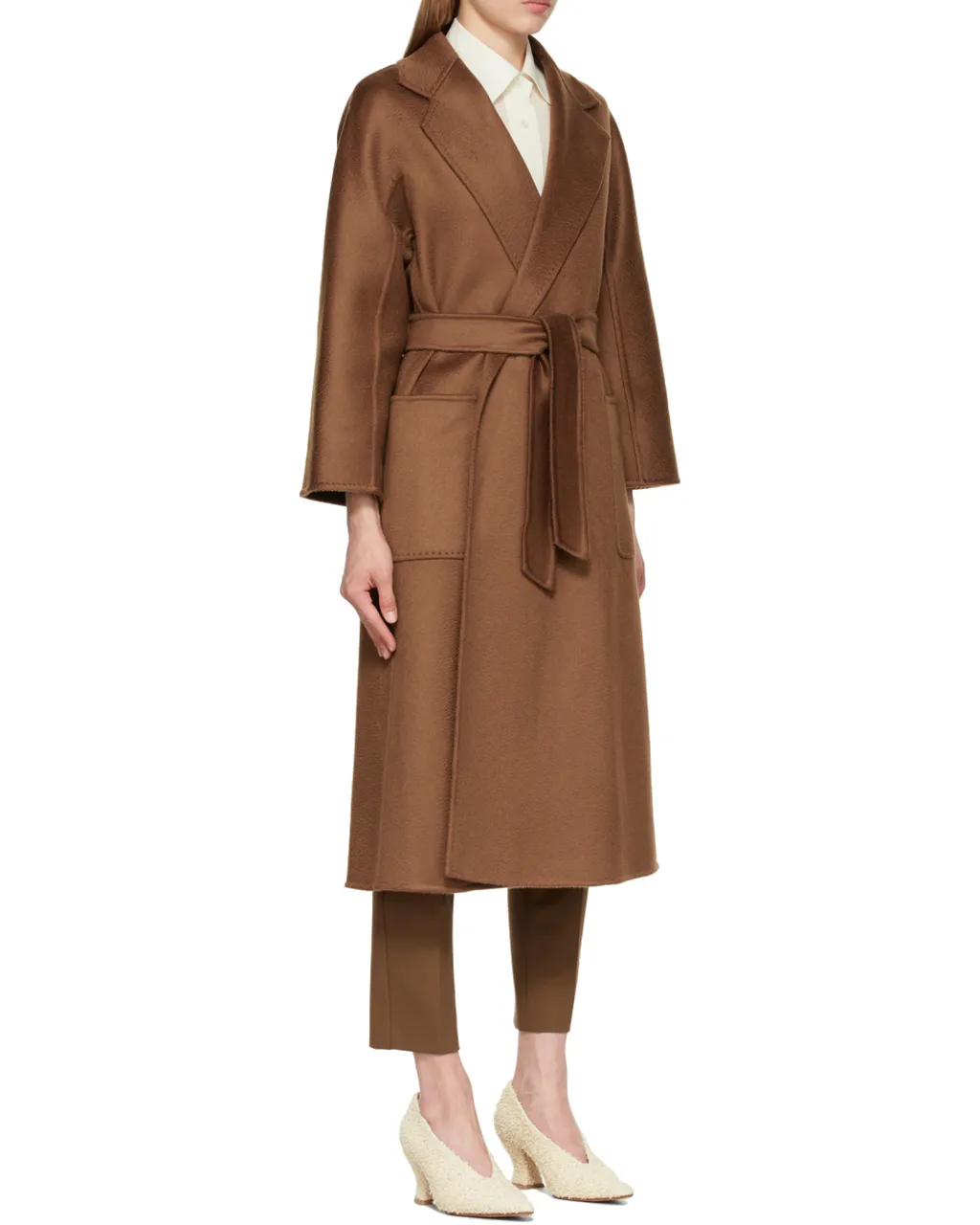 Max Mara Ludmilla Belted Long-Sleeved Coat