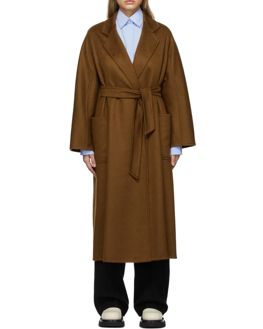 Max Mara Ludmilla Belted Long-Sleeved Coat