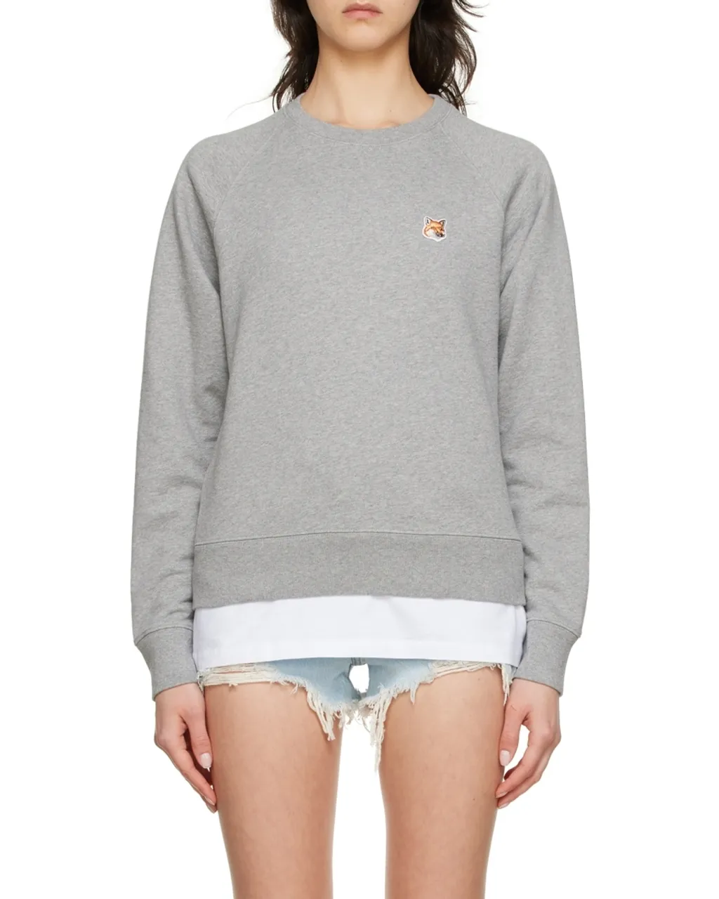 Maison Kitsuné Fox Head Patch Sweatshirt