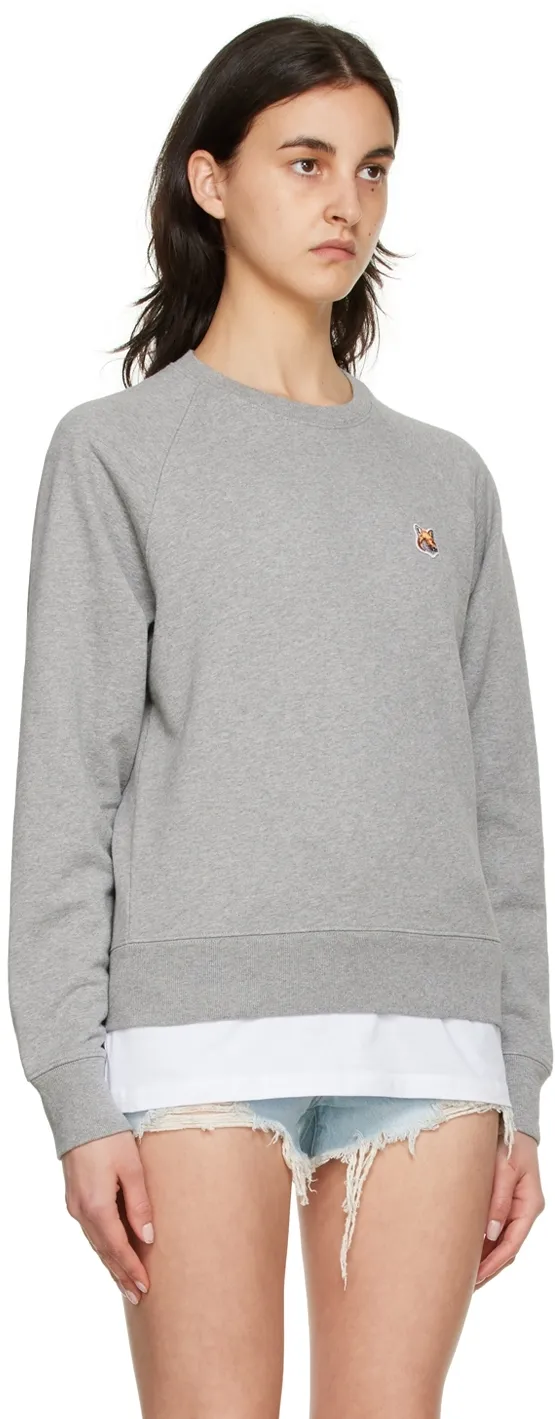 Maison Kitsuné Fox Head Patch Sweatshirt