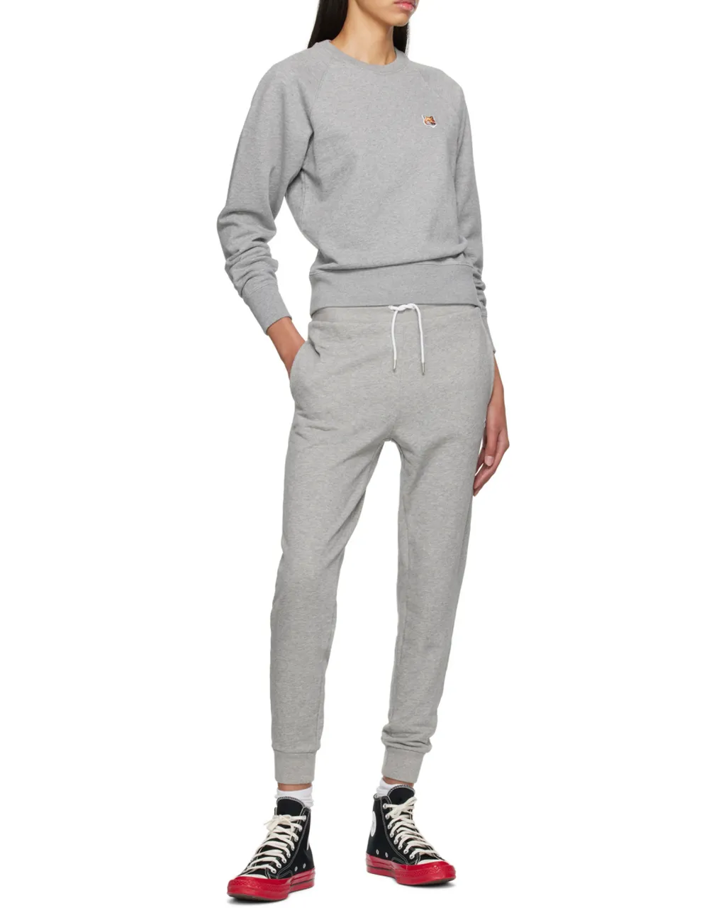 Maison Kitsuné Fox Head Patch Sweatshirt