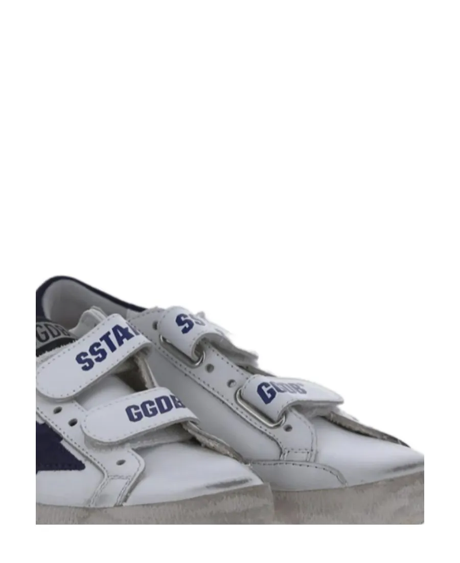 Golden Goose Kids Old School Velcro Strap Sneakers