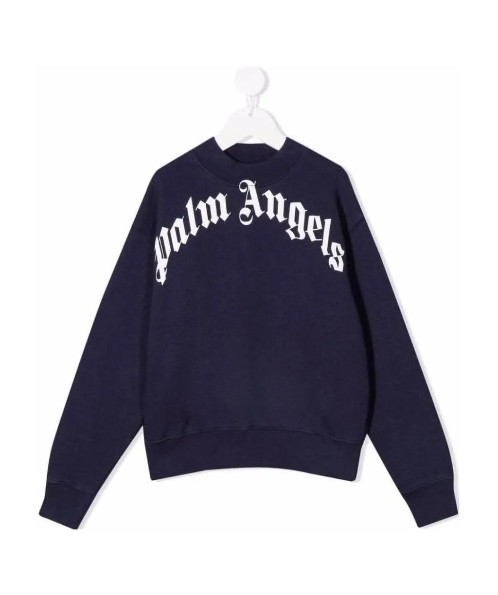 Logo Print Crew Neck Sweatshirt