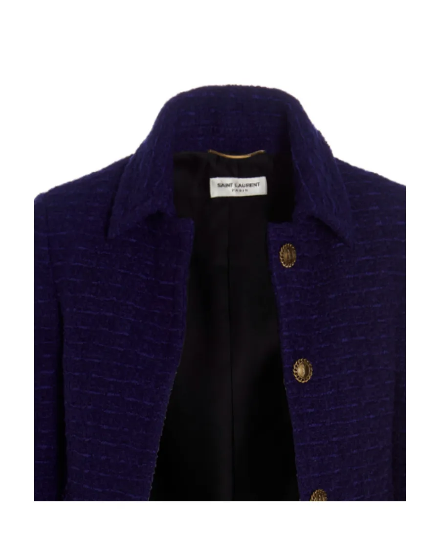 Fitted Tweed Blazer