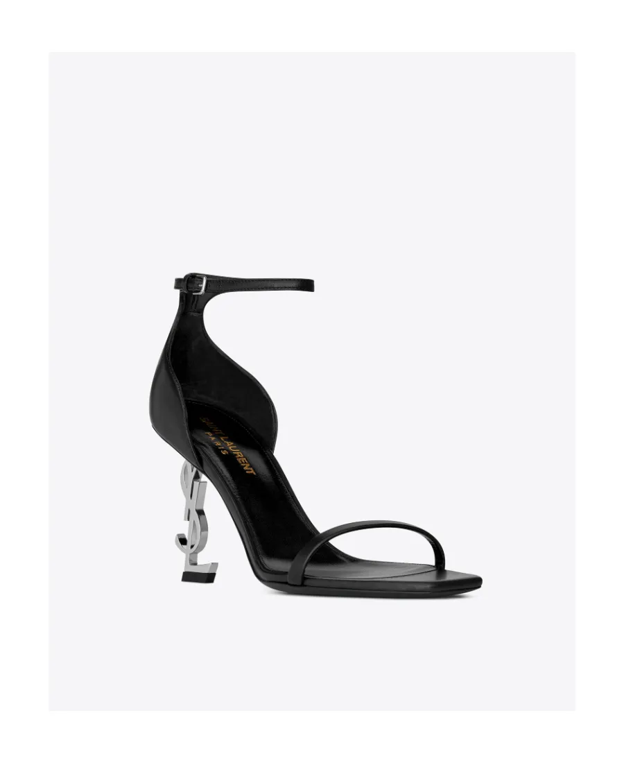 Saint Laurent Opyum Square-Toe Sandals