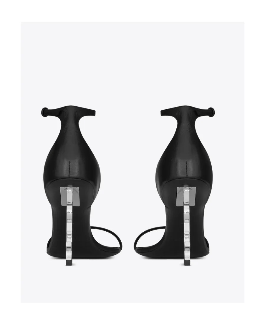 Saint Laurent Opyum Square-Toe Sandals