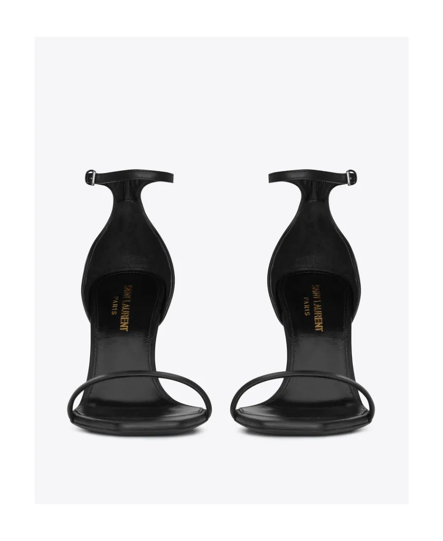 Saint Laurent Opyum Square-Toe Sandals