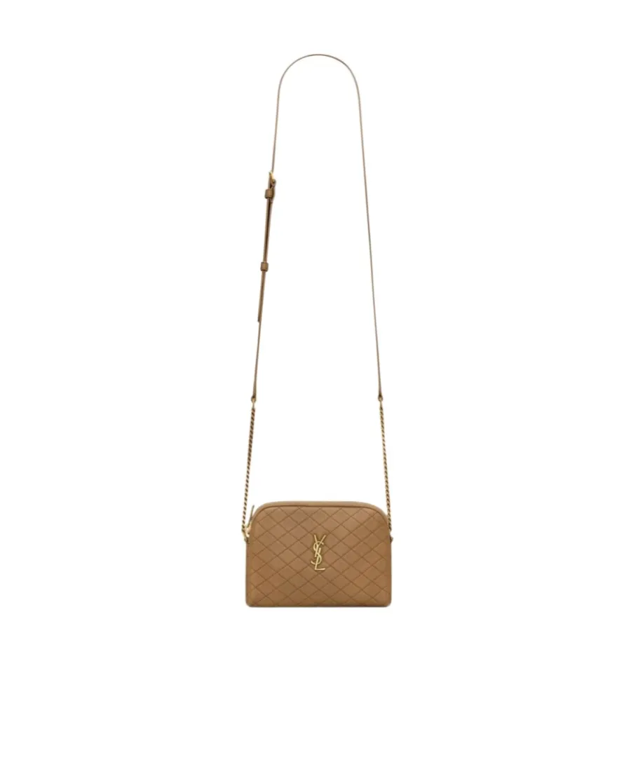 Saint Laurent Gaby Quilted Chain Pouch