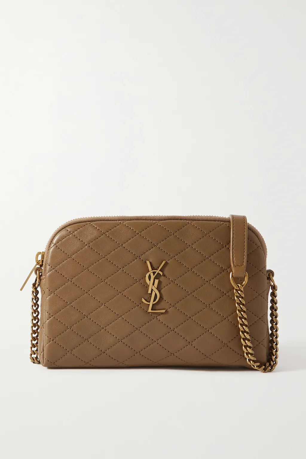 Saint Laurent Gaby Quilted Chain Pouch