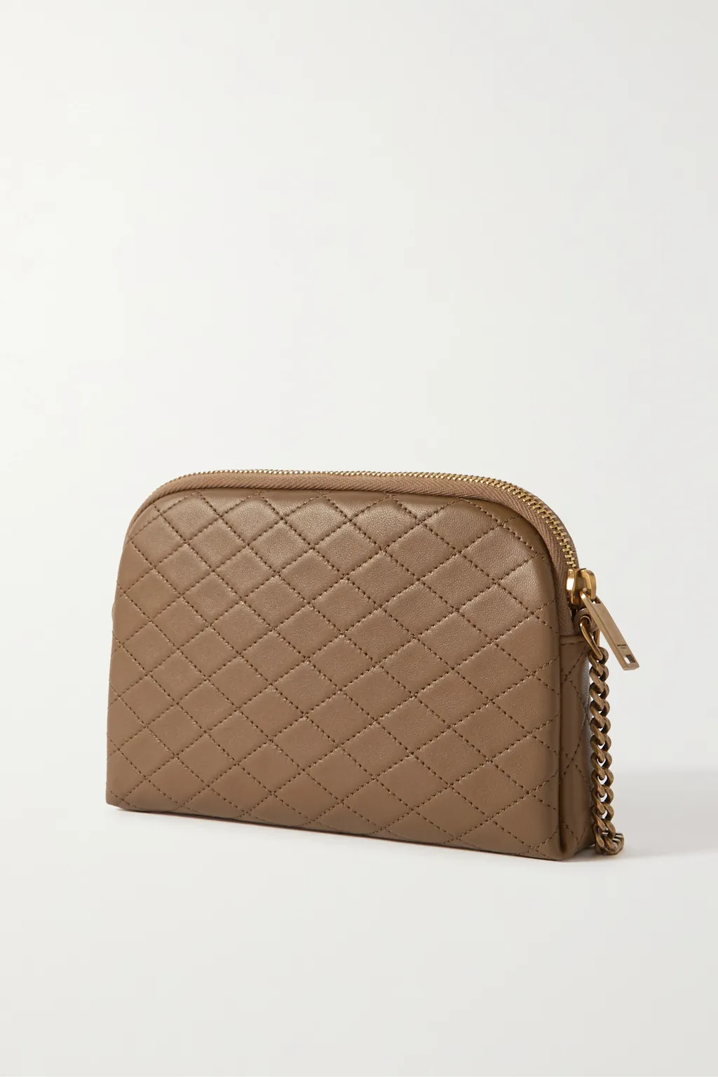 Saint Laurent Gaby Quilted Chain Pouch