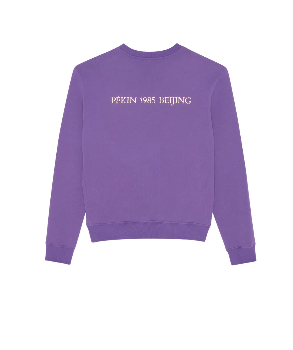Saint Laurent Logo-Printed Crewneck Sweatshirt