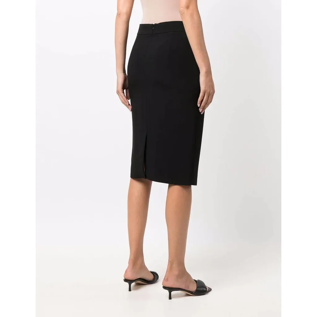 Emporio Armani High Waist Midi Pencil Skirt