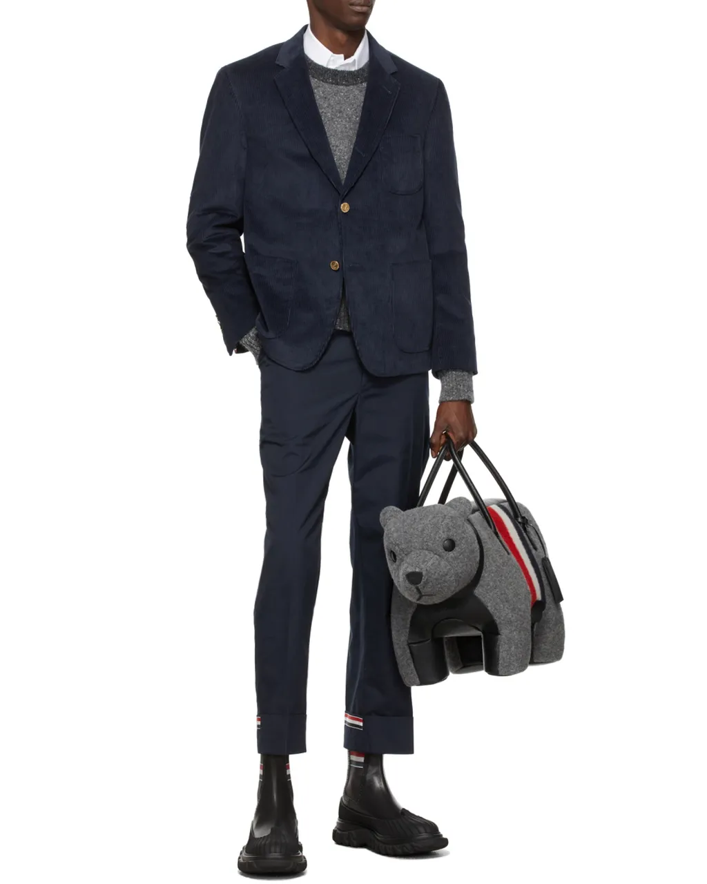 Thom Browne Straight-Leg Tailored Trousers