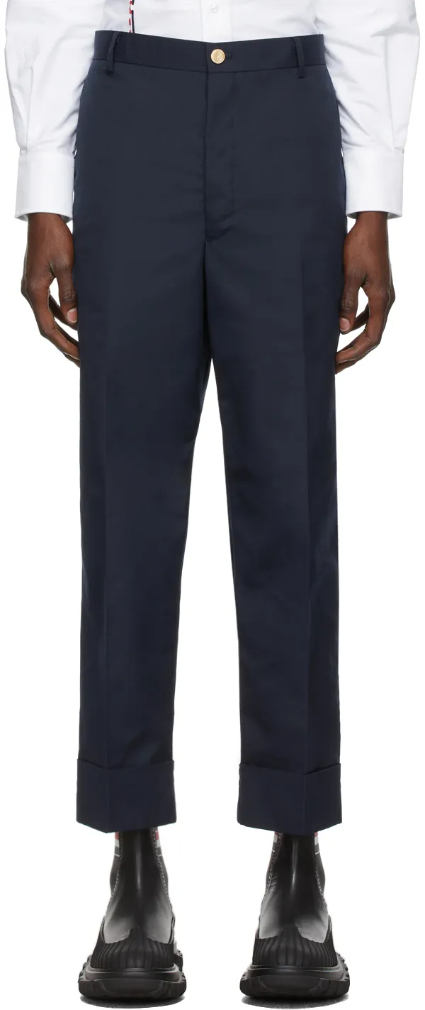 Thom Browne Straight-Leg Tailored Trousers