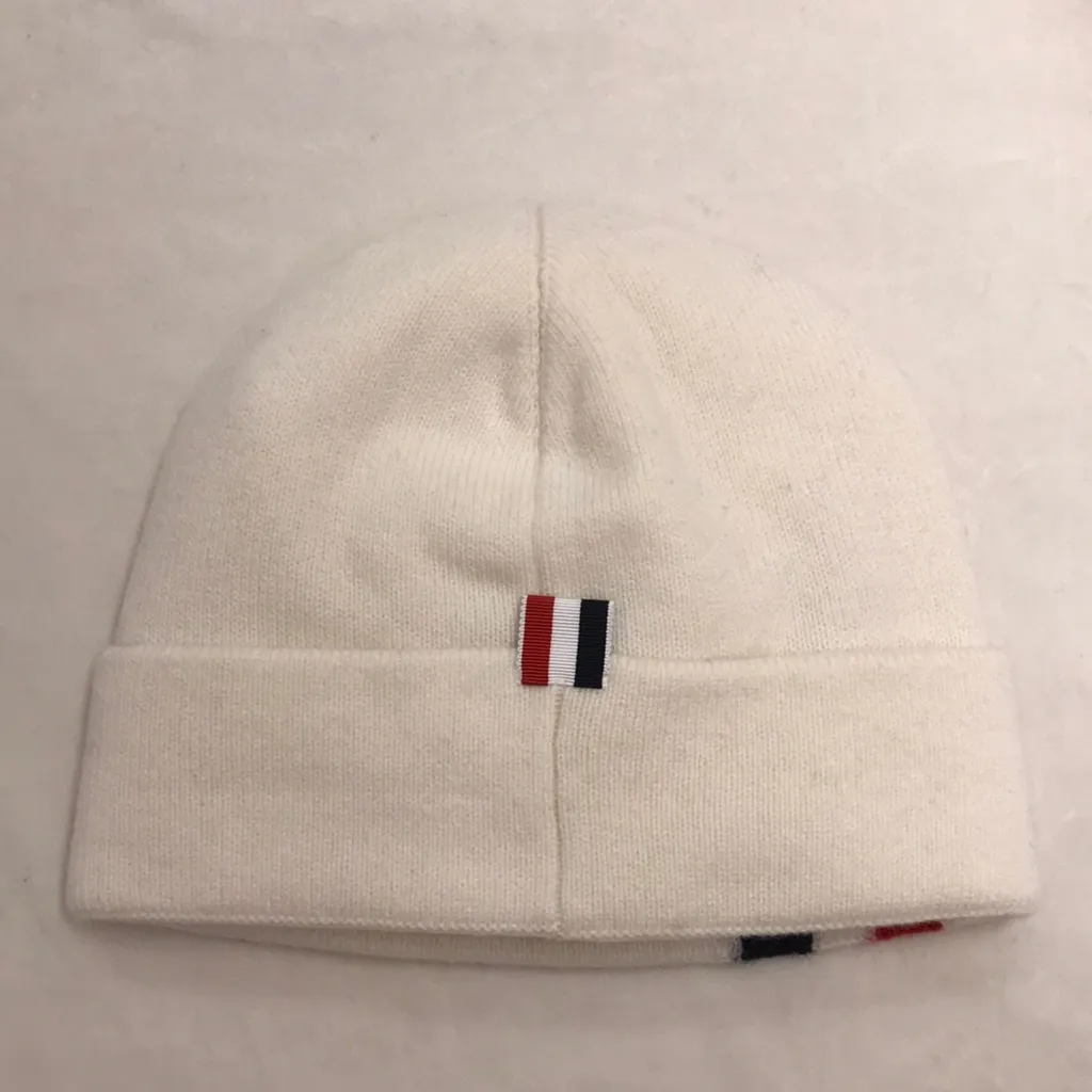 Stripe Detail Merino Beanie