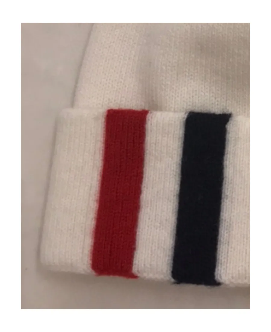 Stripe Detail Merino Beanie