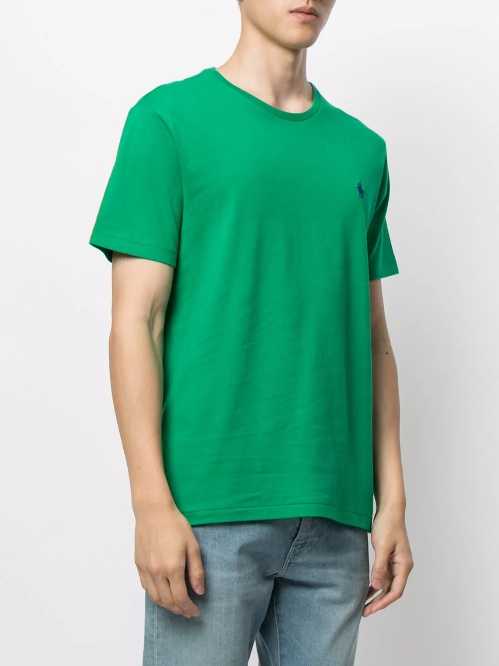 Polo Ralph Lauren Logo Embroidered Round Neck T-Shirt