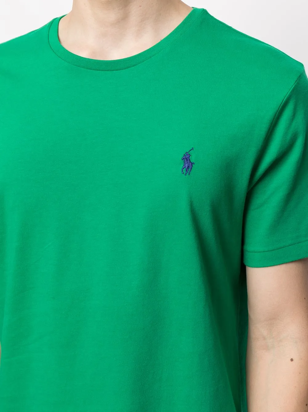 Polo Ralph Lauren Logo Embroidered Round Neck T-Shirt
